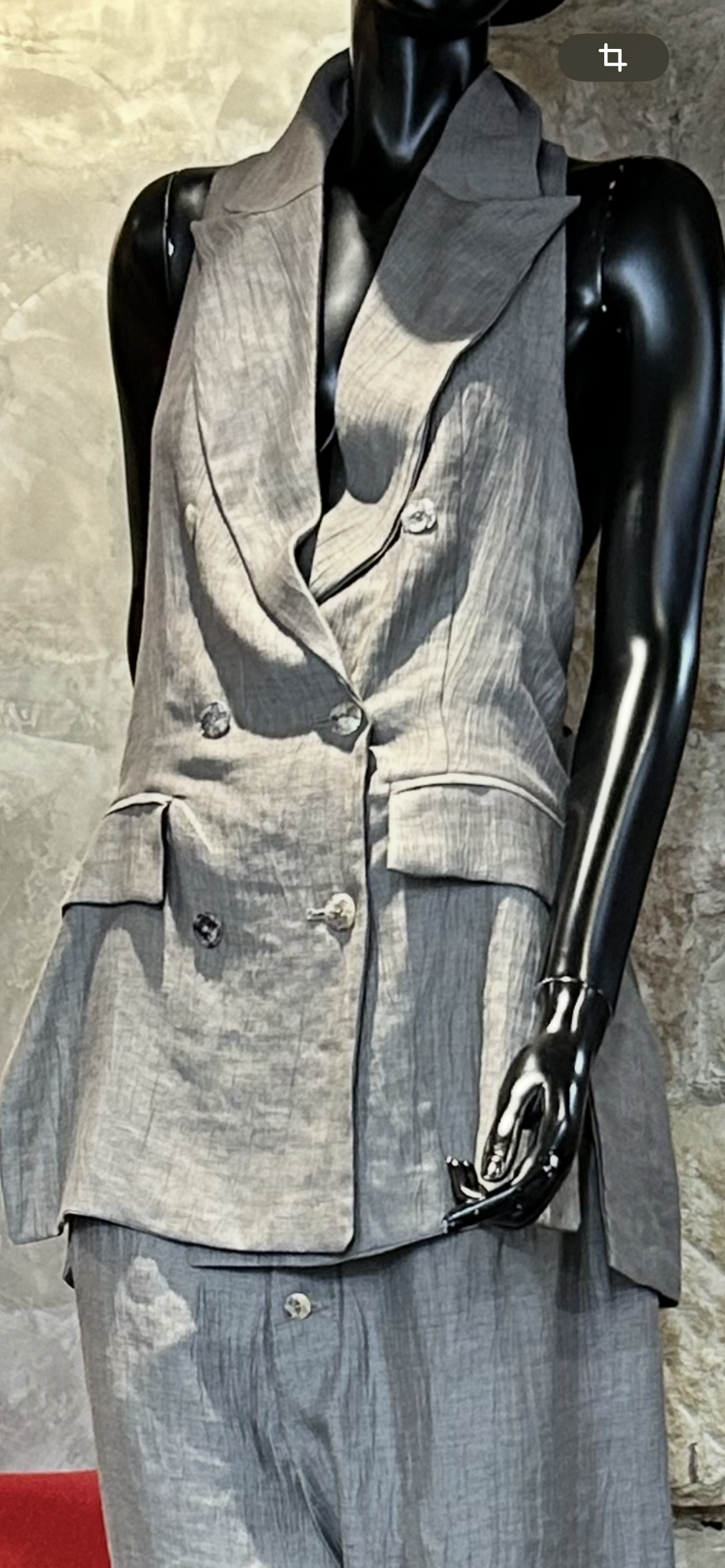 GILET LONG DE COSTUME