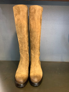 STRETCH SUEDE BOOTS