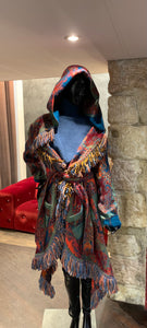 MANTEAU DASSIOS MULTICOLORE